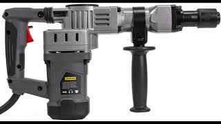 XtremepowerUS 1400W Demolition Electric Jack Hammer Review [upl. by Claud]