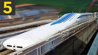 Top 5 FAST Train Passbys  600kph [upl. by Aidroc]