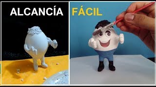 MINI ALCANCÍA DE YESO MUY FÁCIL TUTORIAL AlcancíaDeYeso [upl. by Ibrik]