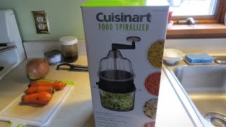 Cuisinart Food Spiralizer [upl. by Brietta]