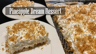 Pineapple Dream Dessert  No Bake Pineapple Dessert Recipe  RKC [upl. by Stochmal444]