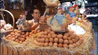 La Boqueria Market in Barcelona Spain [upl. by Hannad]