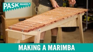 Making a Marimba [upl. by Airdnazxela579]