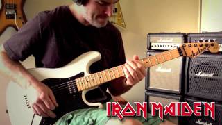 Iron Maiden  Powerslave Guitar Cover [upl. by Bortman]