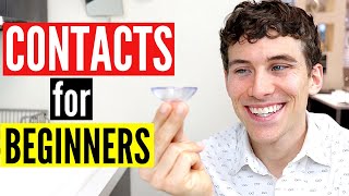 Contact Lenses for Beginners  How to Put in Contacts [upl. by Harihs]