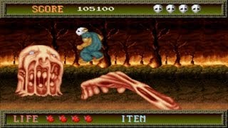 Splatterhouse 1 Arcade Gameplay Playthrough longplay [upl. by Nnainot695]