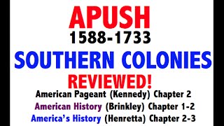 American Pageant Chapter 2 APUSH Review Period 2 [upl. by Dyol666]