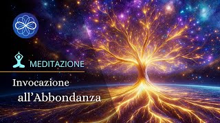 Meditazione guidata abbondanza e legge di attrazione  Invocazione allabbondanza [upl. by Muraida]