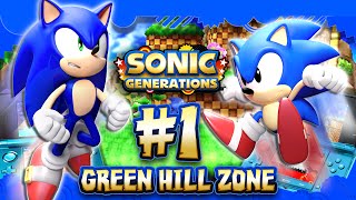 Sonic Generations 3DS  Part 1 Green Hill Zone 1080p [upl. by Siramay]