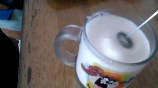 Aerolatte Review Frothing Cold Milk In Under 1 Minute [upl. by Jenni]