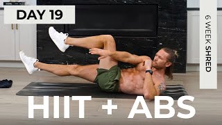 Day 19 30 Min ABS amp HIIT CARDIO at Home Workout No Equipment  6WS1 [upl. by Leiru67]