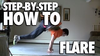 How to Flare Tutorial Breakdance Powermove [upl. by Artamas]