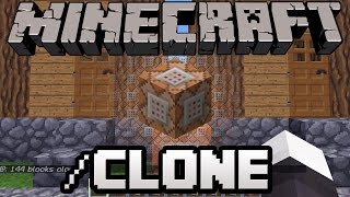 clone Command Tutorial Minecraft 18 [upl. by Jehius]